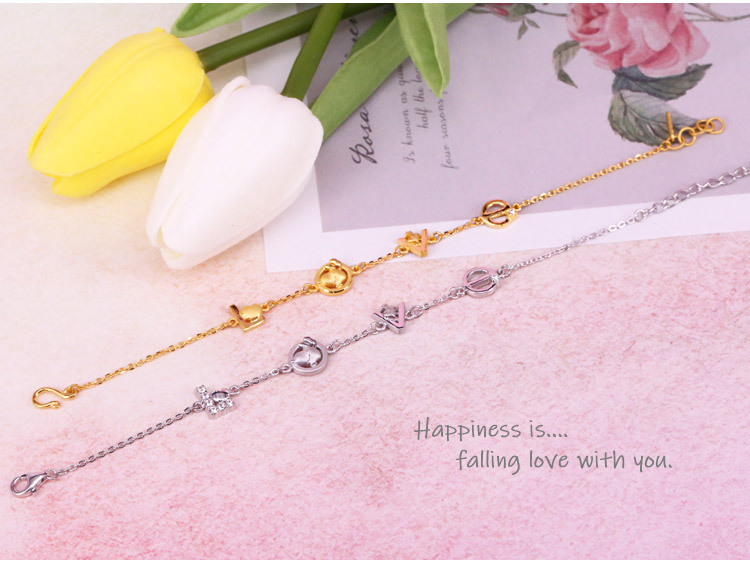史努比純金純銀手鍊,情人節禮物推薦