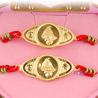 EZGOLD ♥魔法天使♥ 彌月金飾音樂禮盒 (0.30錢)