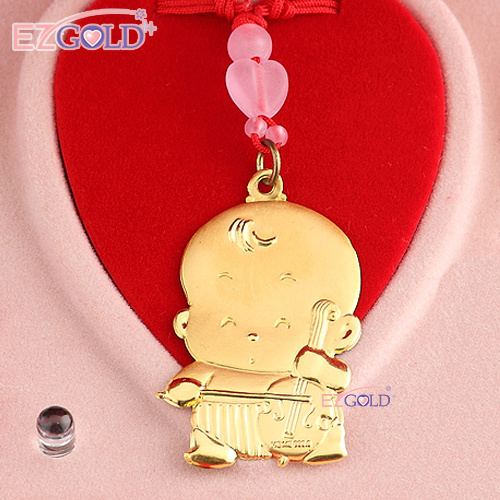 EZGOLD♥音樂小神童♥彌月金飾音樂禮盒 (0.70錢)