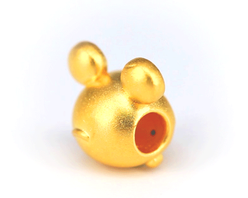 迪士尼系列金飾-TSUM TSUM造型黃金手鍊-米奇款