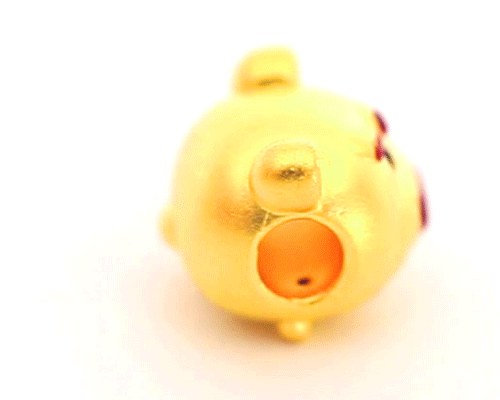 迪士尼系列金飾-TSUM TSUM造型黃金手鍊-熊抱哥款