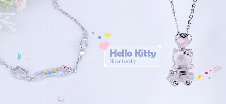 Hello Kitty凱蒂貓-勇往直前-純銀墜子