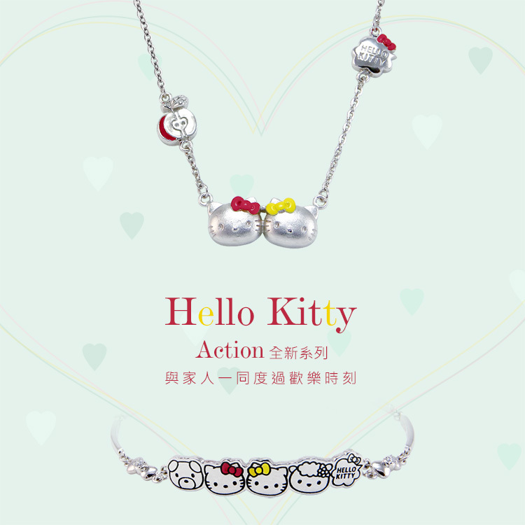 Hello Kitty純銀手鍊項鍊2019全新上市！