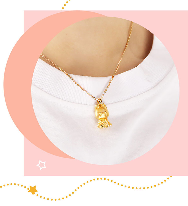 小賤狗黃金墜子好想有錢